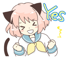 Cat ear girl Necoco part2 sticker #8053292