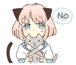 Cat ear girl Necoco part2 sticker #8053294