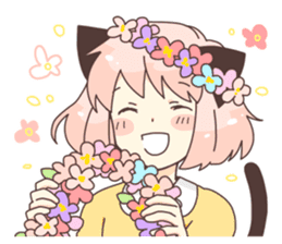 Cat ear girl Necoco part2 sticker #8053301