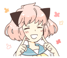Cat ear girl Necoco part2 sticker #8053302