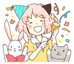 Cat ear girl Necoco part2 sticker #8053307