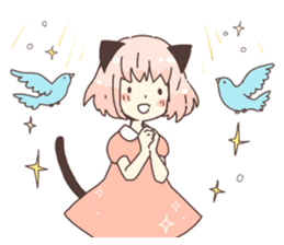 Cat ear girl Necoco part2 sticker #8053309