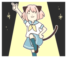 Cat ear girl Necoco part2 sticker #8053310