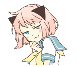 Cat ear girl Necoco part2 sticker #8053312