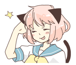 Cat ear girl Necoco part2 sticker #8053313