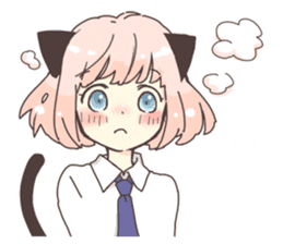 Cat ear girl Necoco part2 sticker #8053314