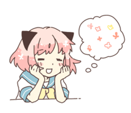 Cat ear girl Necoco part2 sticker #8053315