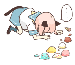 Cat ear girl Necoco part2 sticker #8053317