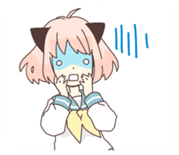 Cat ear girl Necoco part2 sticker #8053322