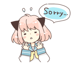 Cat ear girl Necoco part2 sticker #8053324