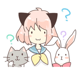 Cat ear girl Necoco part2 sticker #8053325