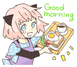 Cat ear girl Necoco part2 sticker #8053329