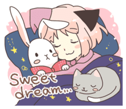 Cat ear girl Necoco part2 sticker #8053331