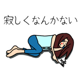 UZAI woman 5 sticker #8053346