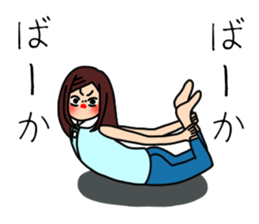 UZAI woman 5 sticker #8053351