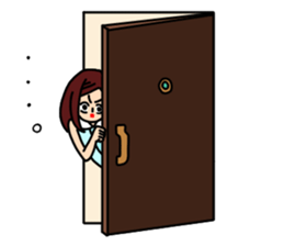 UZAI woman 5 sticker #8053370