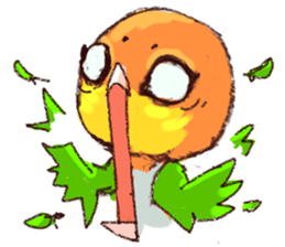 cat and bird day sticker #8053511