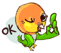 cat and bird day sticker #8053512