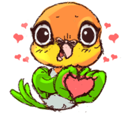 cat and bird day sticker #8053516