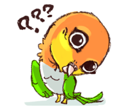 cat and bird day sticker #8053521