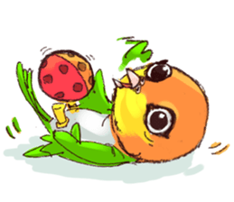 cat and bird day sticker #8053523