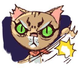 cat and bird day sticker #8053528