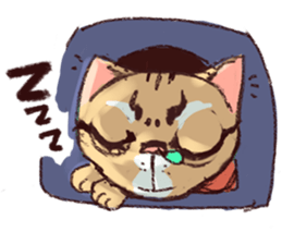 cat and bird day sticker #8053529