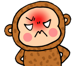 Please give the monkey a gift sticker #8053673