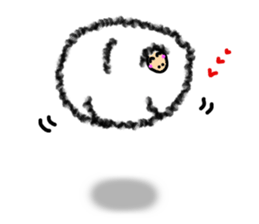 The sheep which escaped sticker #8054240