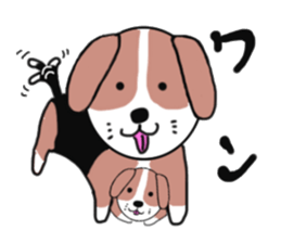 I beagle dog 3rd sticker #8054333