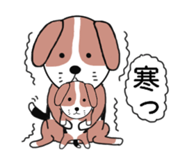 I beagle dog 3rd sticker #8054348