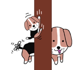 I beagle dog 3rd sticker #8054349