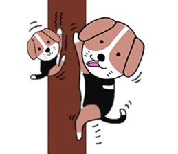 I beagle dog 3rd sticker #8054350