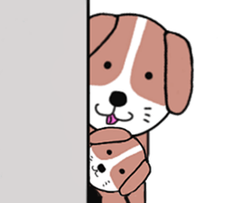 I beagle dog 3rd sticker #8054355