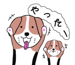 I beagle dog 3rd sticker #8054356