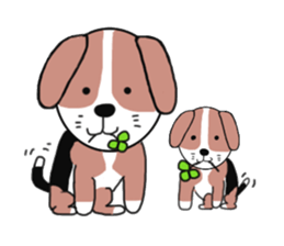I beagle dog 3rd sticker #8054360