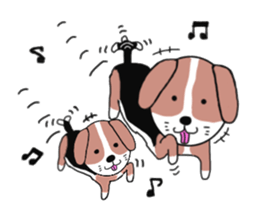 I beagle dog 3rd sticker #8054362