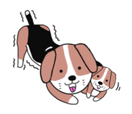 I beagle dog 3rd sticker #8054364