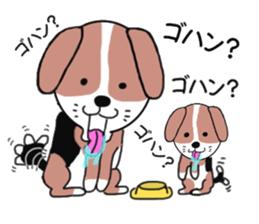 I beagle dog 3rd sticker #8054368