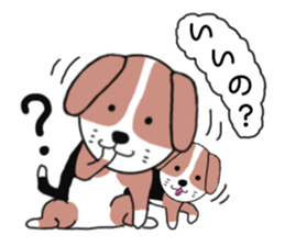 I beagle dog 3rd sticker #8054370