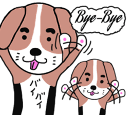 I beagle dog 3rd sticker #8054371
