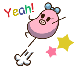 Mameko's daily life Sticker. sticker #8054729