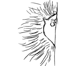 An angry cat sticker #8054964