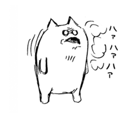 An angry cat sticker #8054970
