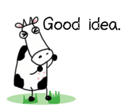 Crazy Cowy sticker #8055133