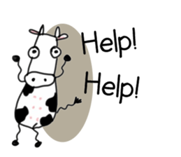 Crazy Cowy sticker #8055134