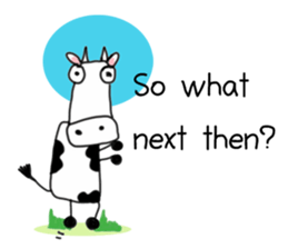 Crazy Cowy sticker #8055135