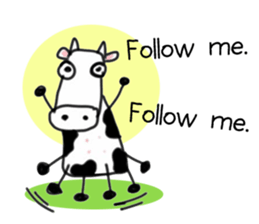 Crazy Cowy sticker #8055136