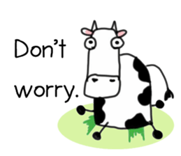 Crazy Cowy sticker #8055138