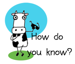 Crazy Cowy sticker #8055141